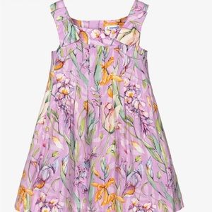 Girls size 6 MAYORAL Purple Floral Dress